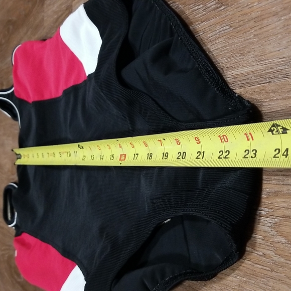 (16) CS Sport Swim Beachwear Pool Summer Color Block Textured Activewear Comfy - Picture 5 of 9